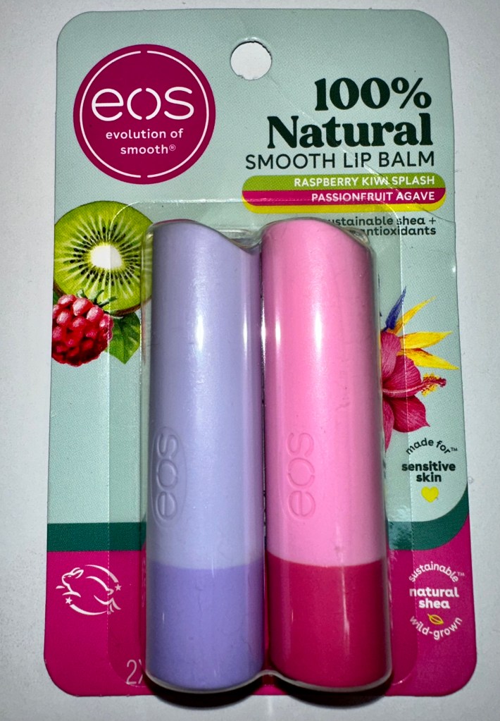 eos raspberry kiwi splash and passionfruit agave lip balm review – The ...